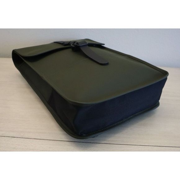 RAINS 12800 Unisex One Size Green Mini Waterproof Backpack - Picture 7 of 13